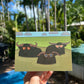 Wet Season Wallow greeting card