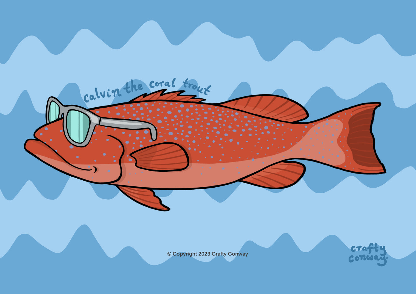Calvin the Coral Trout