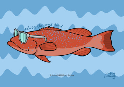 Calvin the Coral Trout