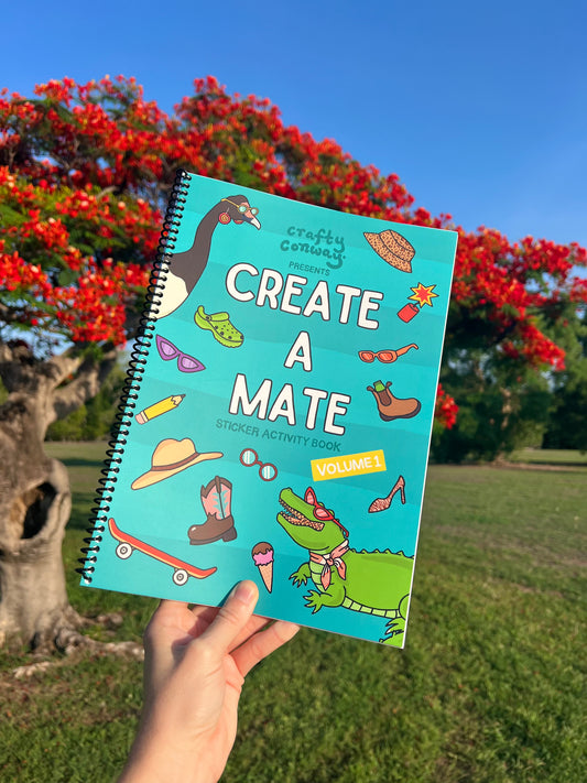 CREATE A MATE Sticker Activity Book