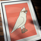 Carl the Corella print