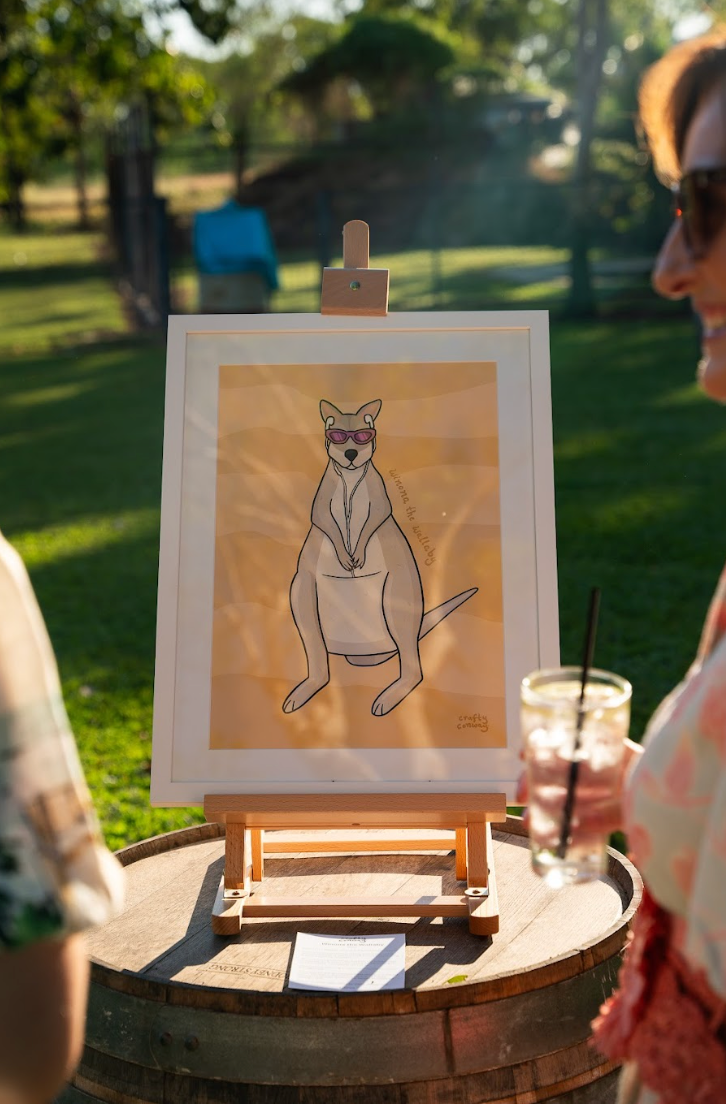 Winona the Wallaby print