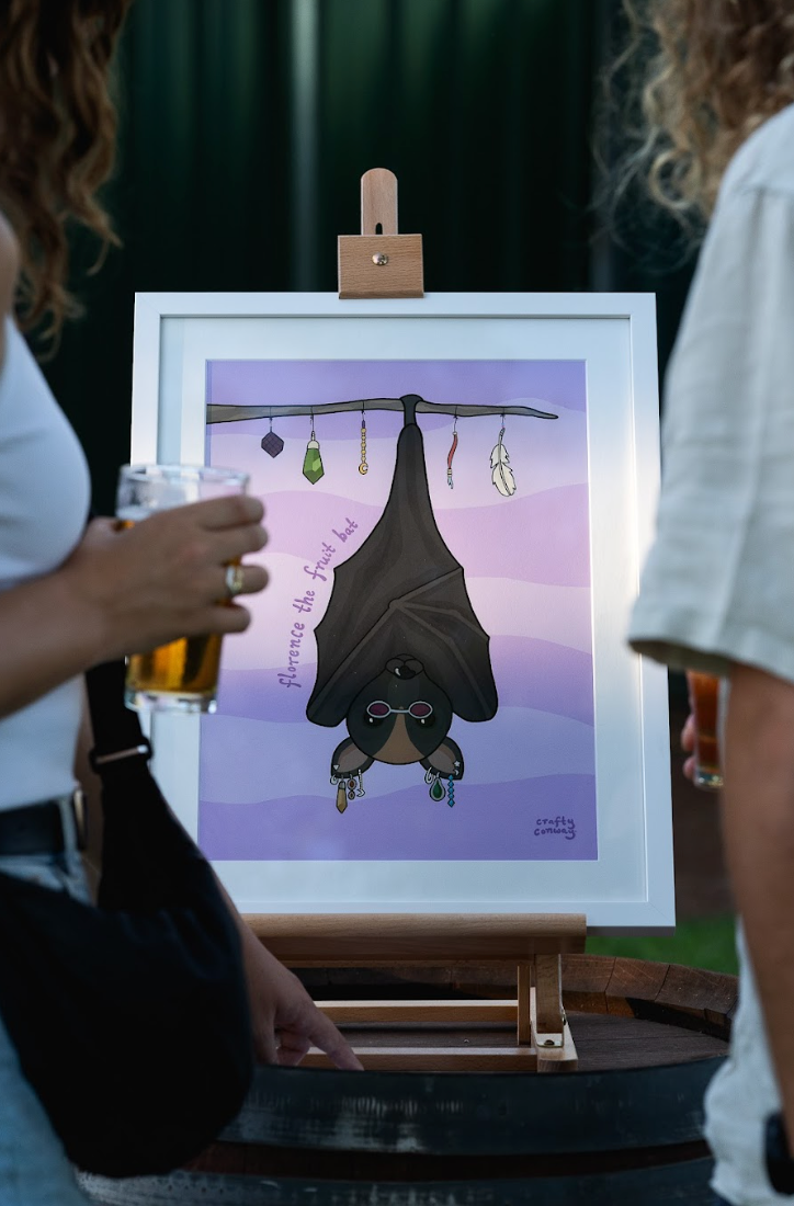 Florence the Fruit Bat print