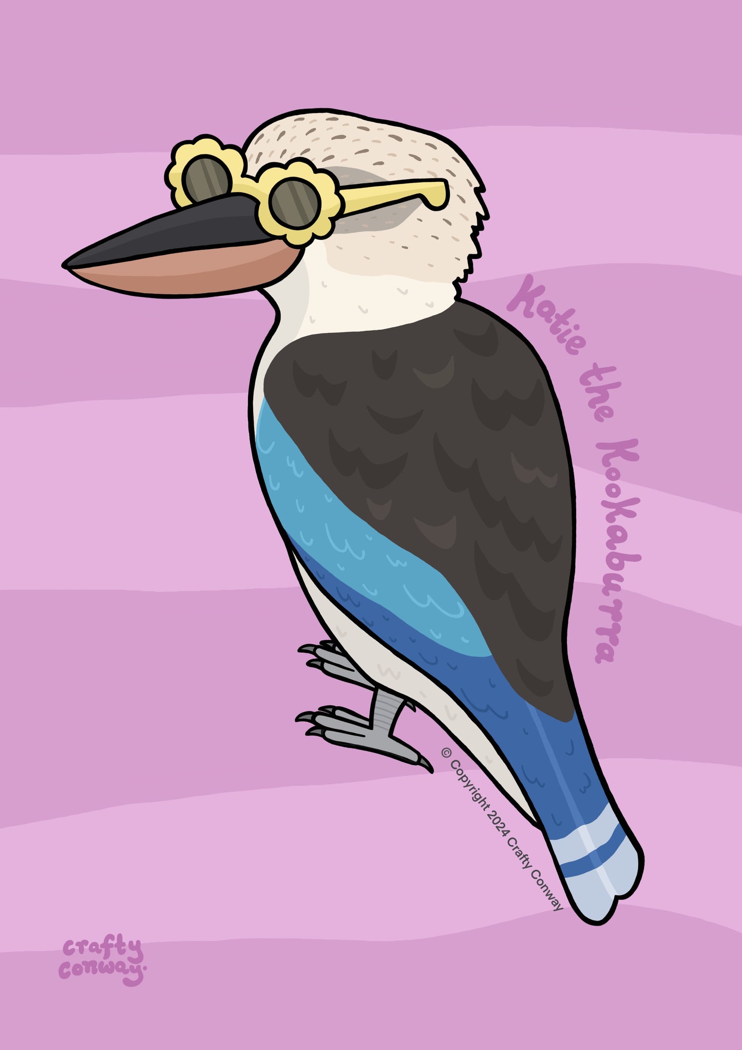 Katie the Kookaburra print