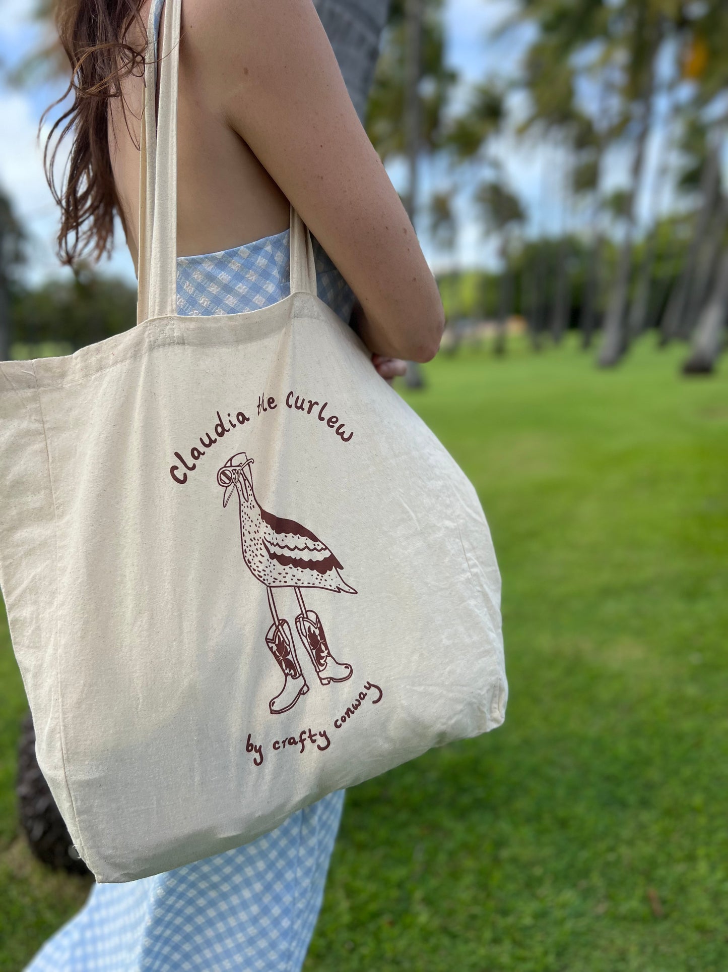 Claudia the Curlew Tote Bag