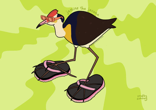 Janine the Jacana Print