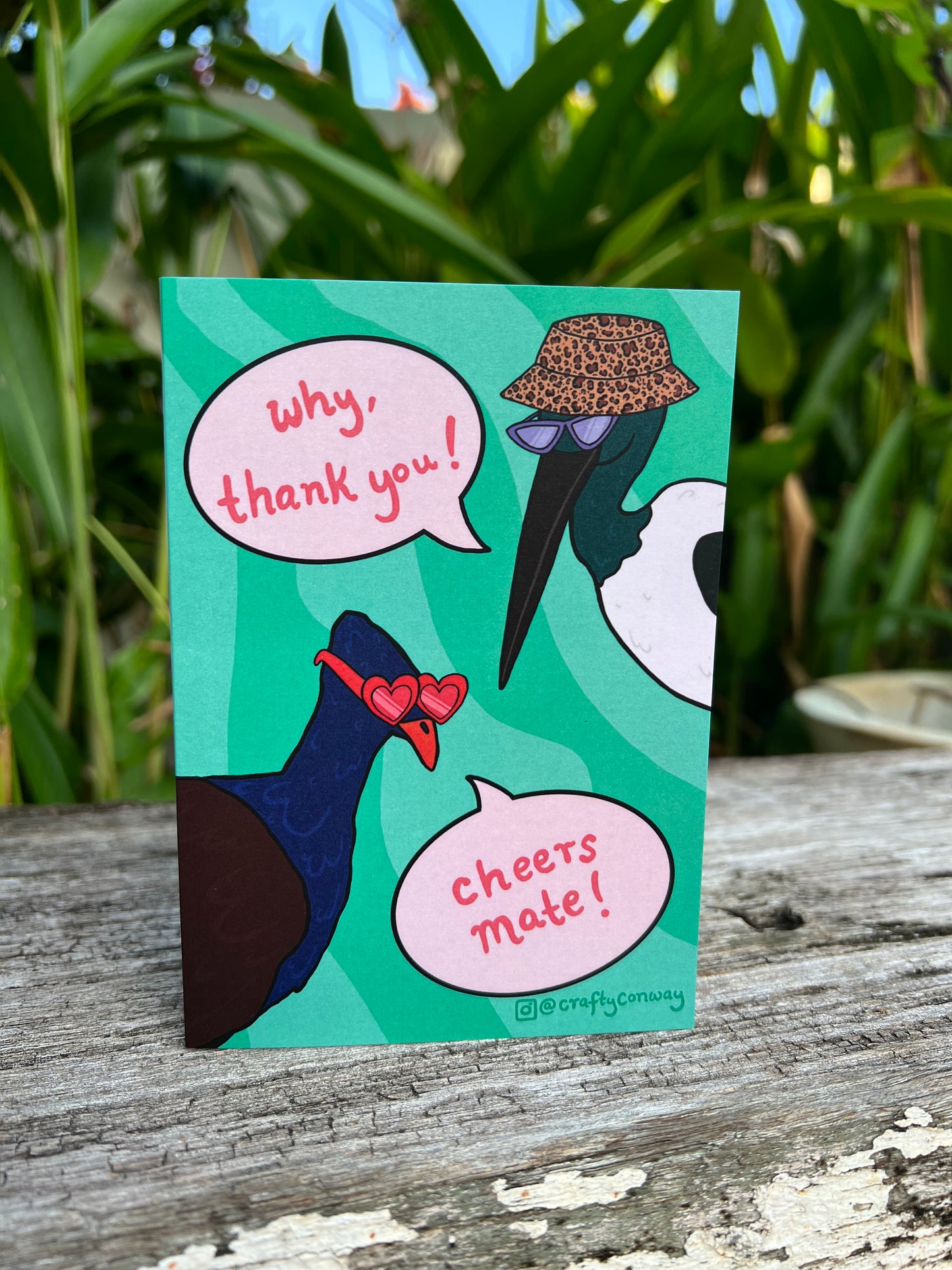 Thank You Crafty Card