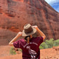 Claudia the Curlew T-Shirt in Burgundy